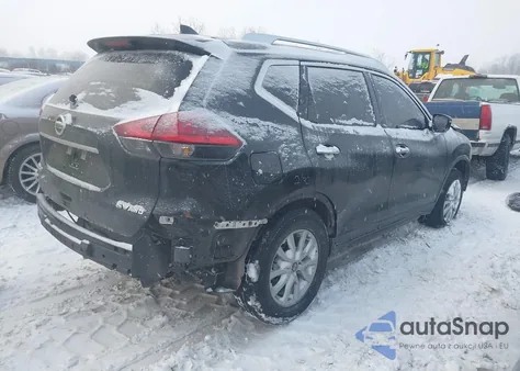 2017 Nissan Rogue Sv z USA, uszkodzony, nr VIN KNMAT2MVXHP532887